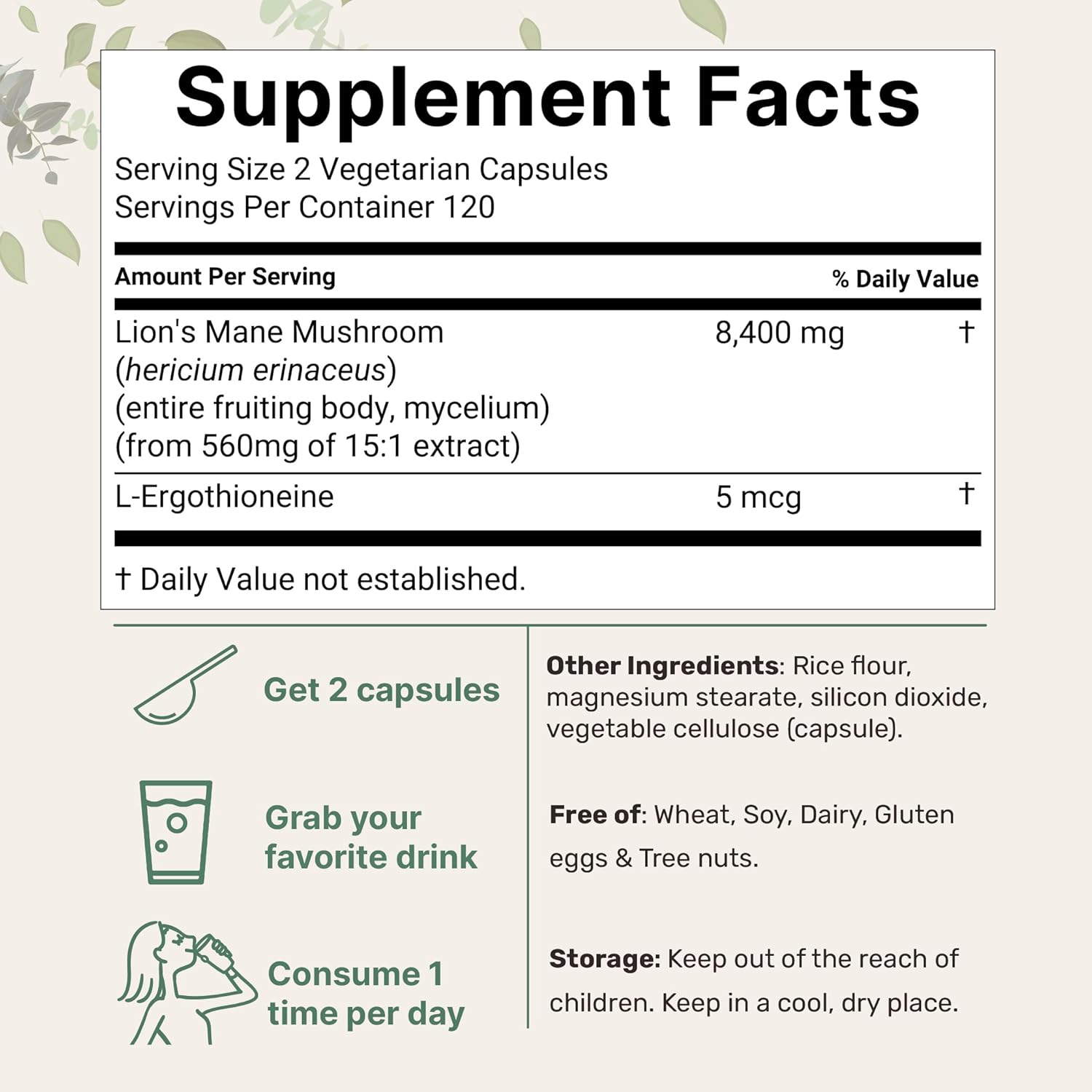 vitamin-d3-10000iu-k2-200mcg-coconut-oil-softgels-lions-mane-supplement-bundle---240-veggie-capsules-2-pack---superfood-mushroom-antioxidants-for-essential-sunshine-vitamins-6