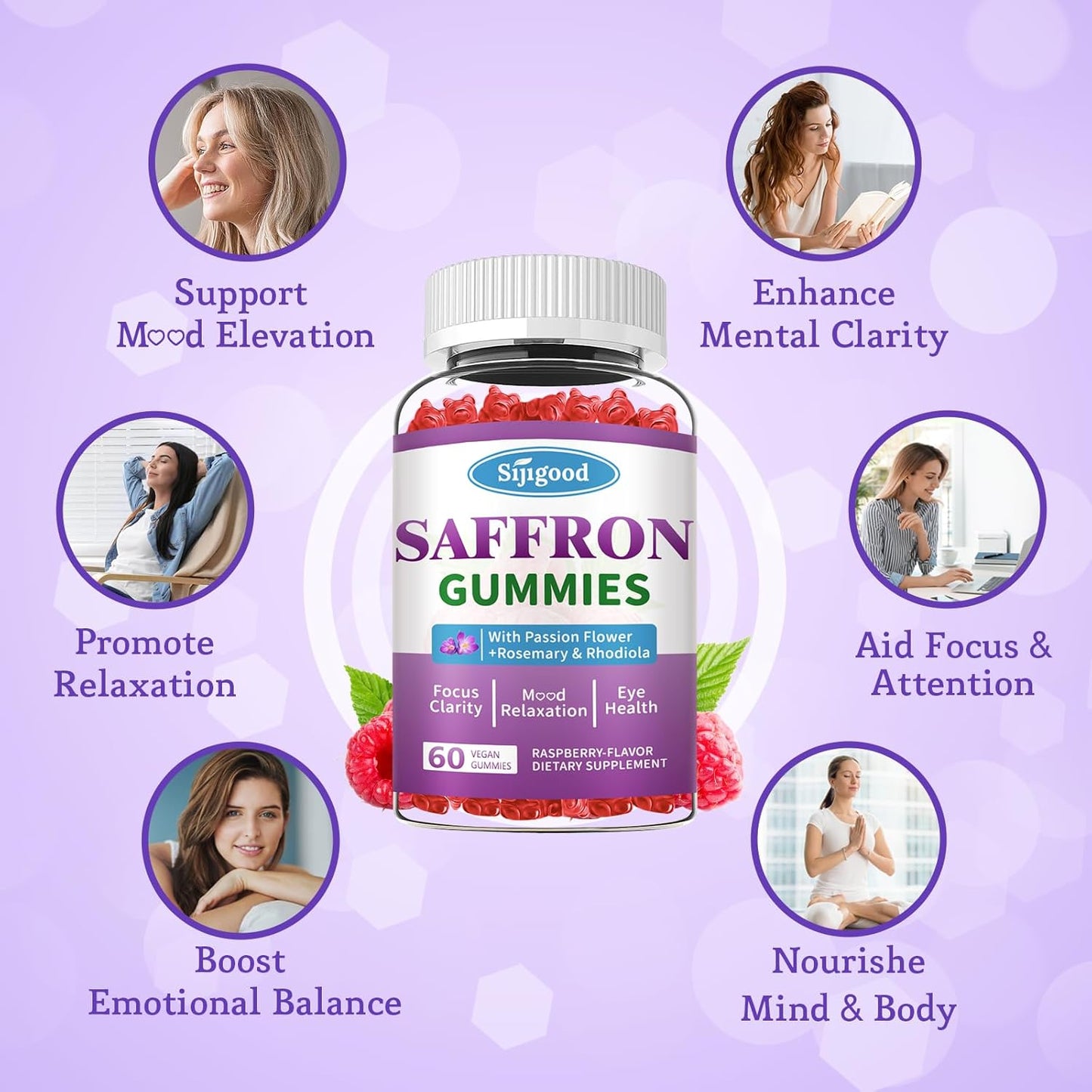 premium-saffron-gummies-2-pack---relaxation-focus-supplement-with-passion-flower-magnesium-vitamins---raspberry-flavor-120-count-for-men-women-kids-3