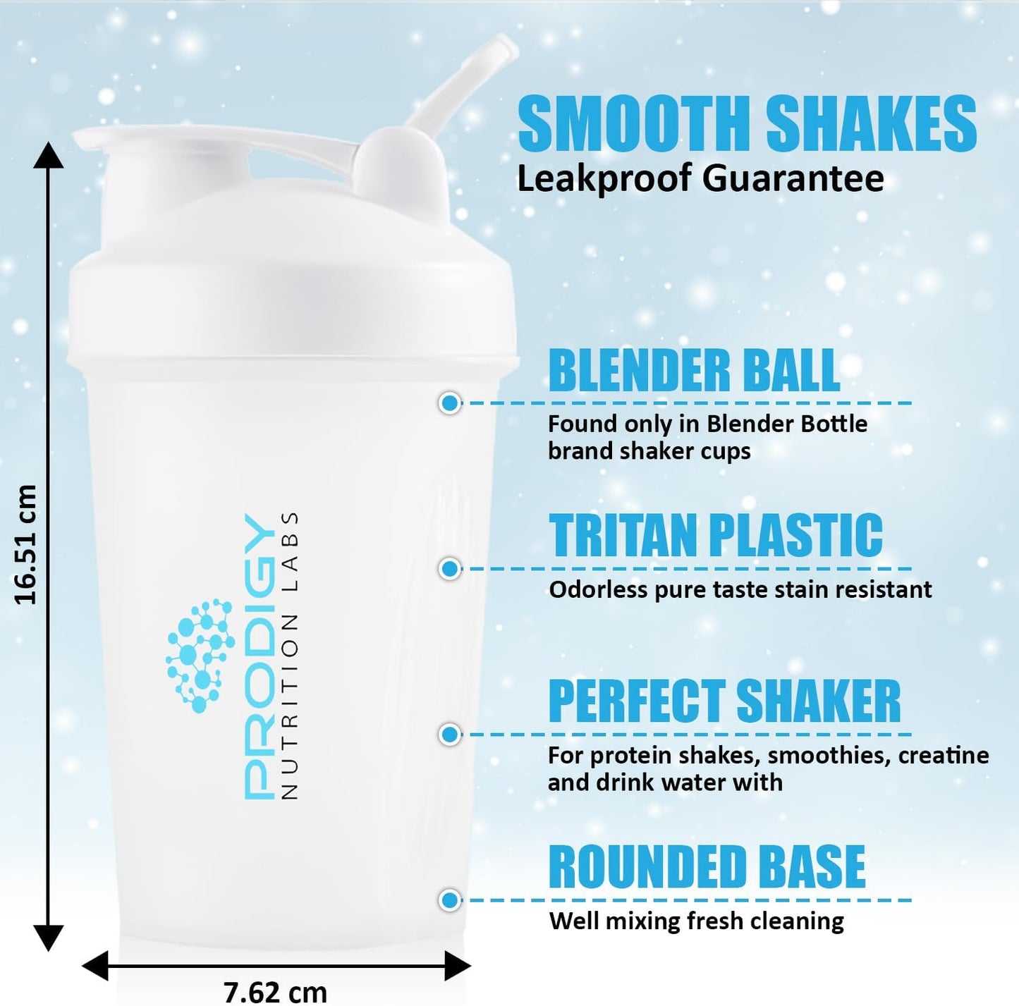 prodigy-nutrition-labs-14-oz-premium-shaker-bottle-for-protein-shakes-pre-workout---white-color-4