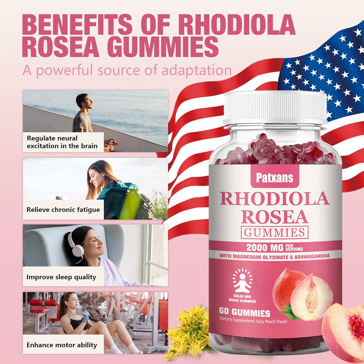 2-pack-patxans-sugar-free-rhodiola-rosea-gummies---2000mg-rhodiola-supplement-for-endurance-mood-stress-sleep-fatigue-relief---non-gmo-vegetarian-chews-120-tablets-5