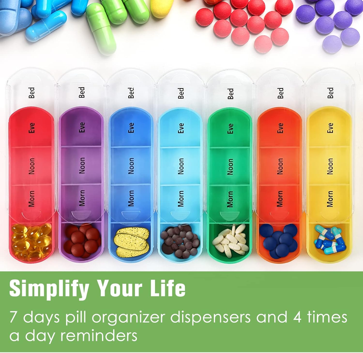 finpac-weekly-pill-organizer-4-times-a-day-in-slide-open-pu-leather-case---travel-pill-reminder-and-planner-with-name-card-for-morning-afternoon-evening-bedtime---flower-festival-2