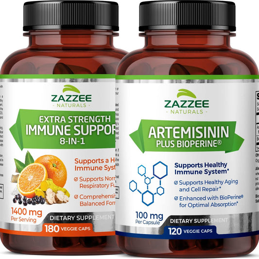 Zazzee Artemisinin Capsules with Extra Strength 8-in-1 Immune Support Formula - Espot.com.au