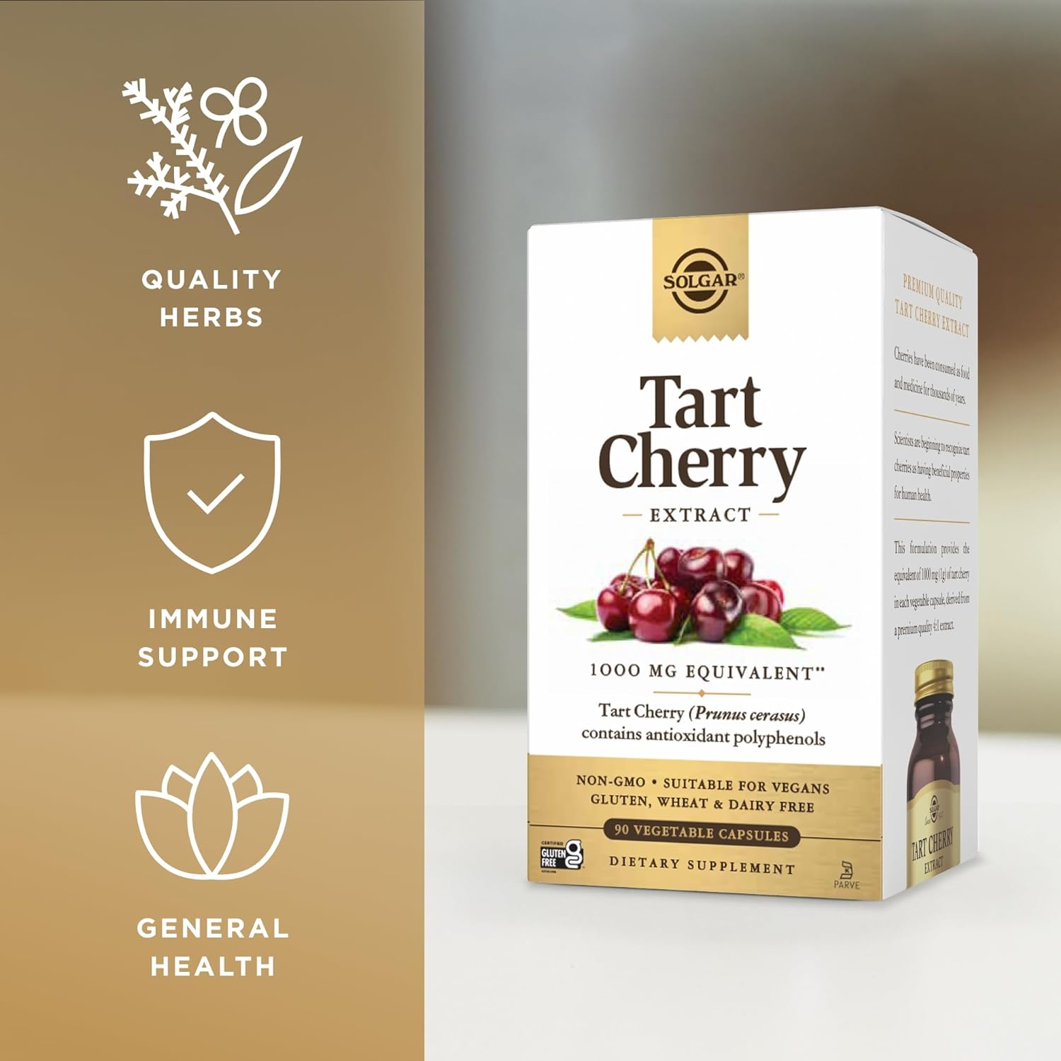 Solgar Tart Cherry Supplement - 180 Capsules, 2 Pack - Non-GMO, Vegan, Gluten-Free, Dairy-Free, Kosher - 180 Servings - Espot.com.au