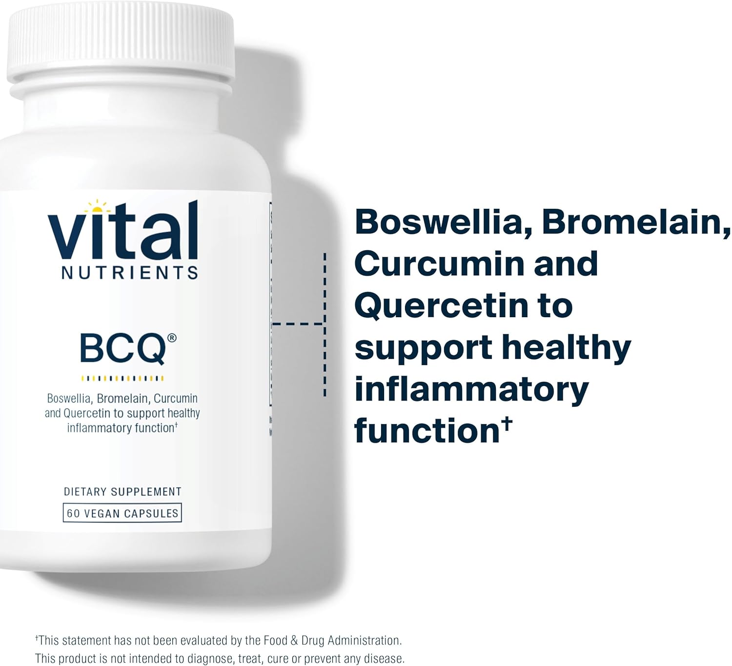 Joint Support Supplement with Vegan Boswellia, Bromelain, Curcumin & Quercetin - Supports Sinus & Digestive Health - Gluten, Dairy, Soy Free - 60 Capsules - Espot.com.au