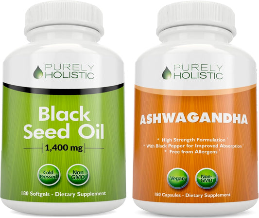 organic-black-seed-oil-and-ashwagandha-bundle---180-softgels-180-capsules---made-in-usa---easy-to-swallow---holistic-support-for-health-1