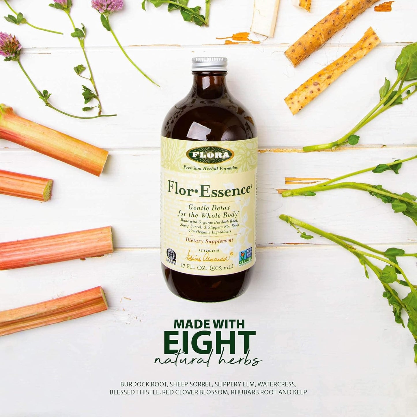 32oz-large-flora-flor-essence-liquid-tea-blend---gentle-detox-cleanse-with-burdock-root-slippery-elm-kelp-thistle---premium-organic-ingredients---shop-now-for-a-natural-cleanse-4