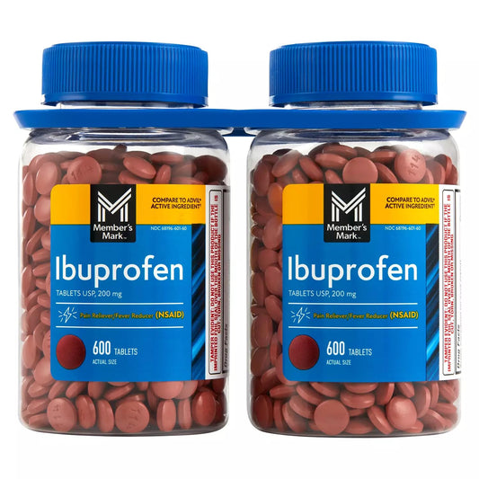 members-mark-ibuprofen-coated-tablets-200mg---pain-reliever-fever-reducer---2-bottles-of-600-tablets---nsaid-for-aches-pains-1
