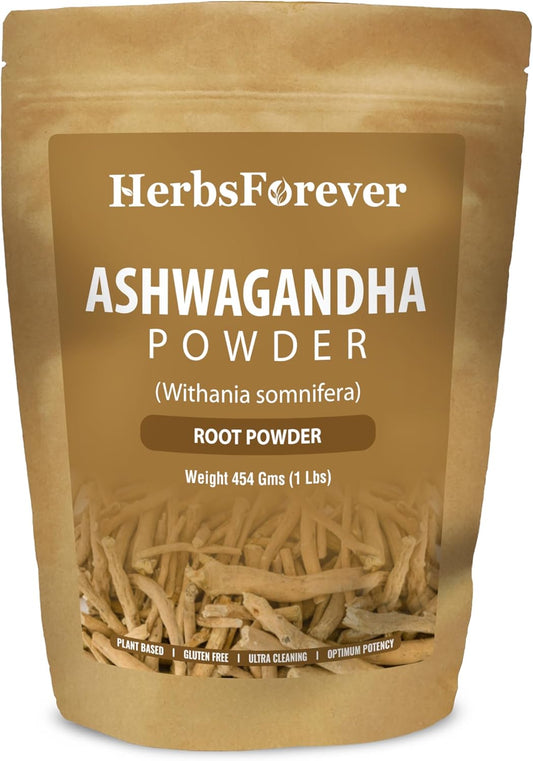 premium-quality-herbsforever-ashwagandha-powder-454g---indian-ginseng-winter-cherry---non-gmo-vegan-gluten-free---boosts-energy-vitality-wellness-1