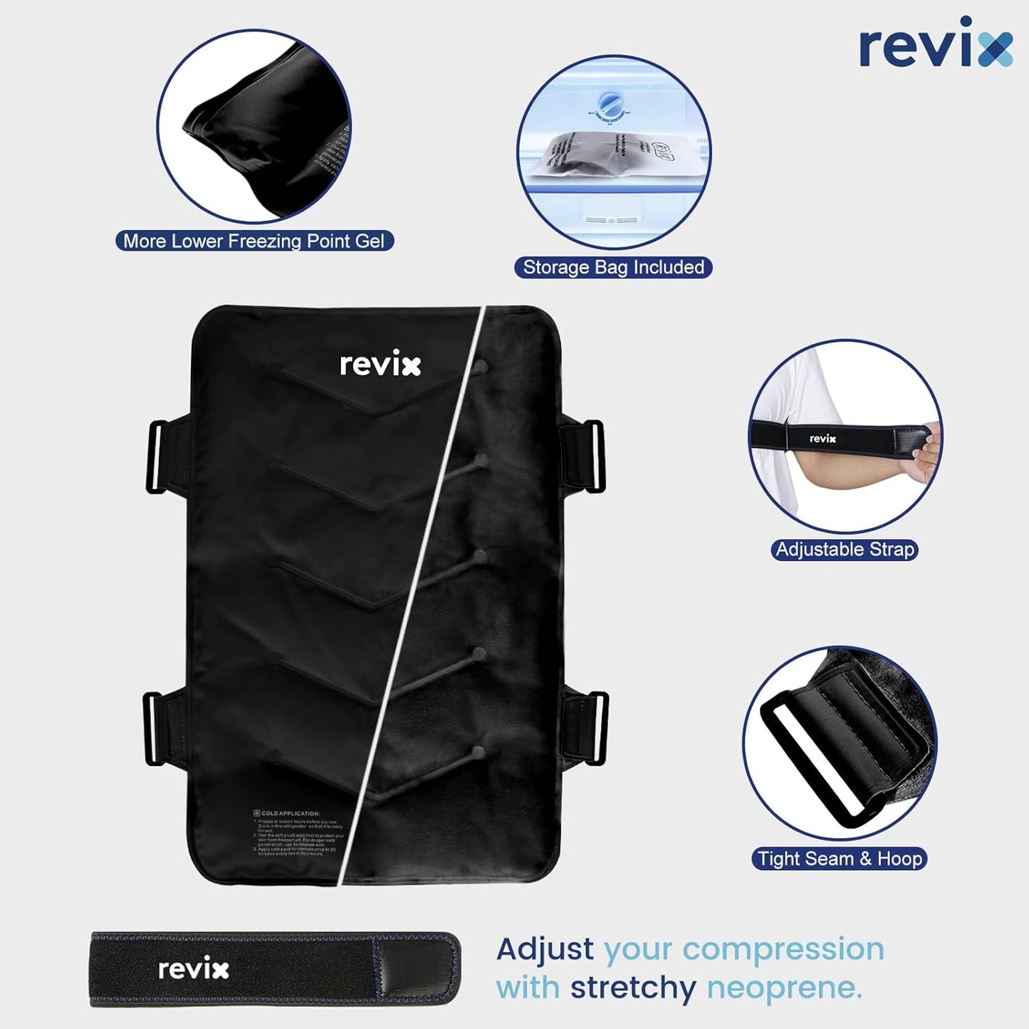 revix-xxl-gel-ice-pack-for-back-hips-and-legs---large-cold-wrap-for-full-back-relief---reusable-cold-compression-therapy---13-x-21-5