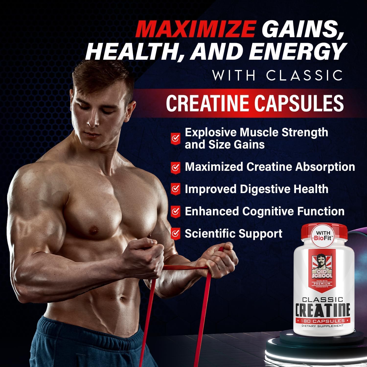 max-strength-creatine-monohydrate-capsules-with-biofit-for-muscle-growth-recovery---performance-enhancing-creatine-pills-for-men-women---5000mg---made-in-usa---180-v-capsules-4