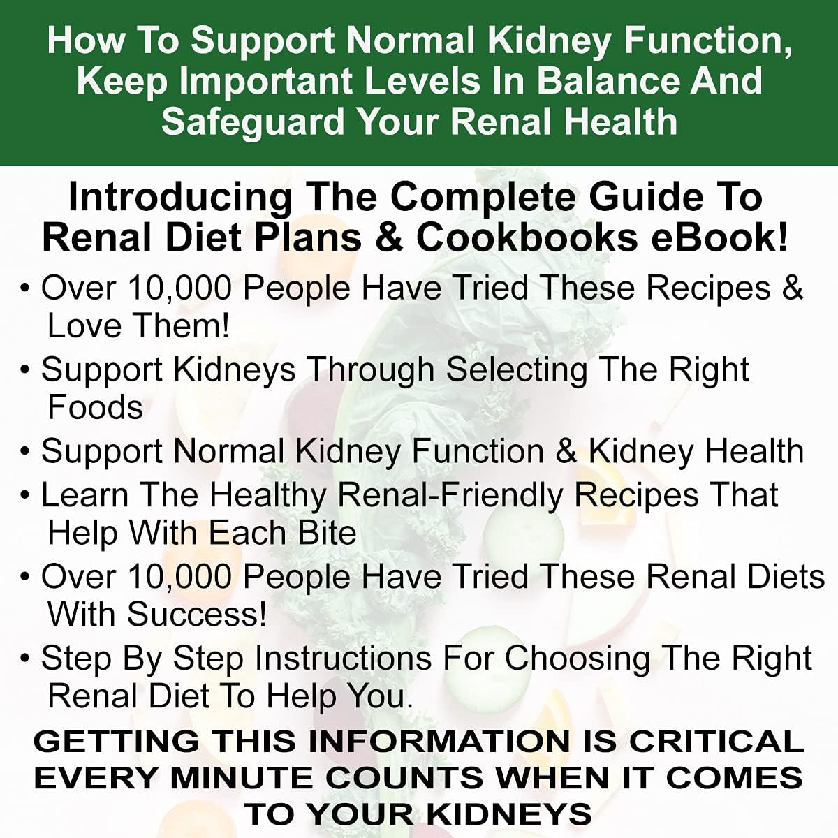 Renal Diet Cookbook & Kidney Health Supplement - 210 Pills for Rejuvenation & Low Protein Diet - Kidney Restore Book - Espot.com.au