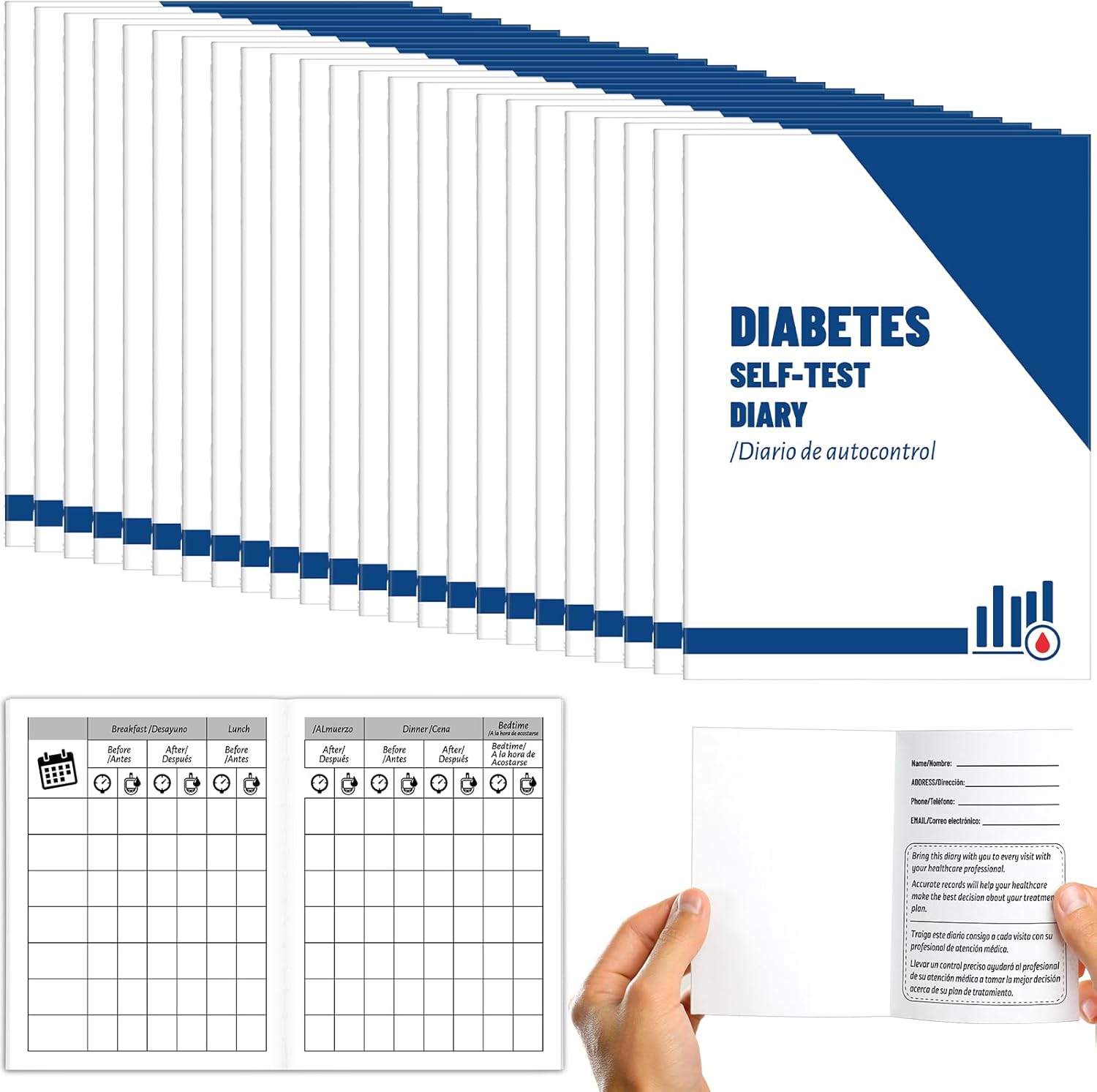 diabetes-blood-sugar-log-book---24-pcs-3x4-inch-glucose-journal-for-13-weeks-recording---self-test-diary-with-blood-pressure-logbook---daily-diabetes-management-tracker-1