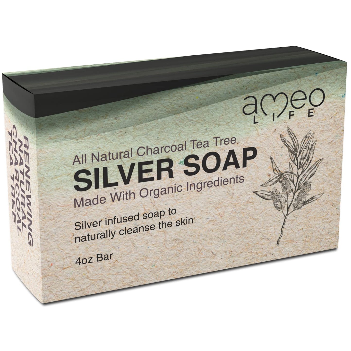 ameo-life-charcoal-tea-tree-silver-soap---4-oz-colloidal-silver-bar-for-skin-cleansing---women-and-mens-natural-soap-1