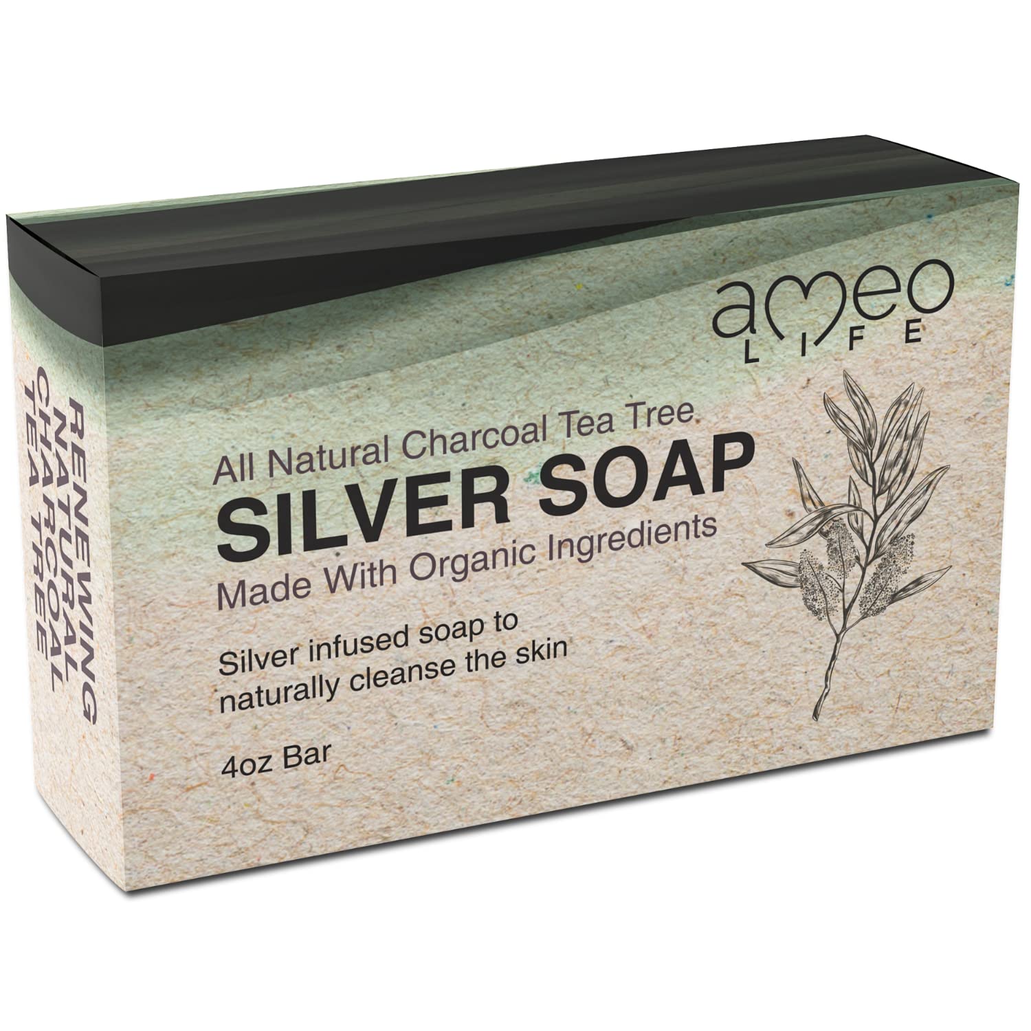 ameo-life-charcoal-tea-tree-silver-soap---4-oz-colloidal-silver-bar-for-skin-cleansing---women-and-mens-natural-soap-1