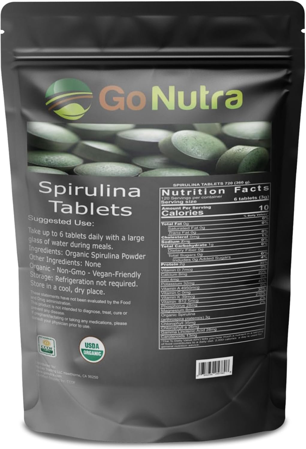 organic-spirulina-tablets---all-natural-supplement-with-vitamins-minerals-amino-acids-720-tablets-non-gmo-vegan-500mg-8