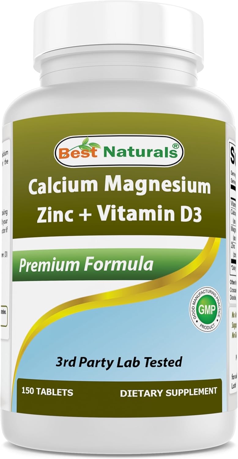 calcium-magnesium-zinc-with-vitamin-d3---150-tablets-1000-mg-calcium-400-mg-magnesium-25-mg-zinc-600-iu-d3-per-serving-1