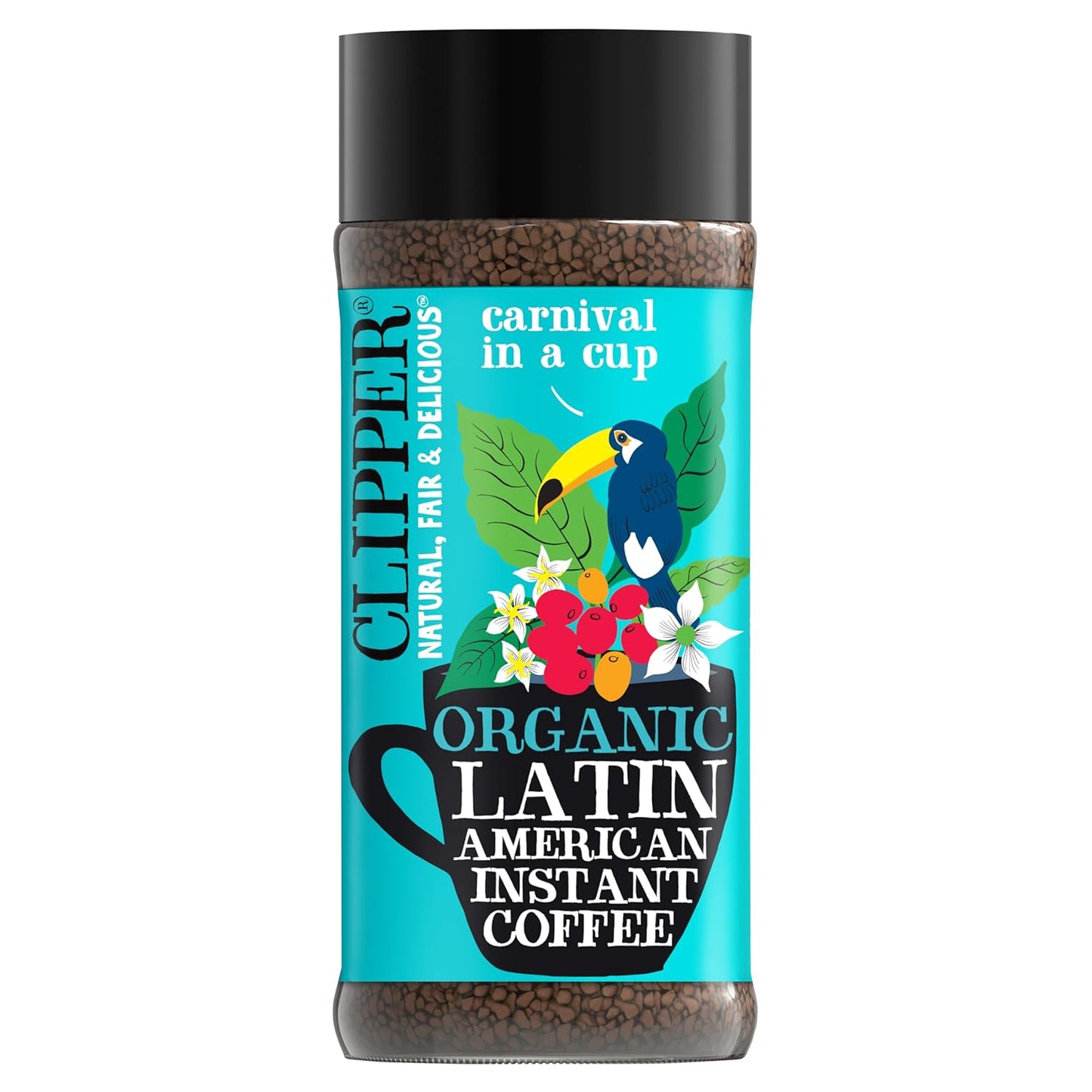 clipper-organic-instant-coffee-latin-american-medium-roast---fairtrade-freeze-dried-natural---100g-1