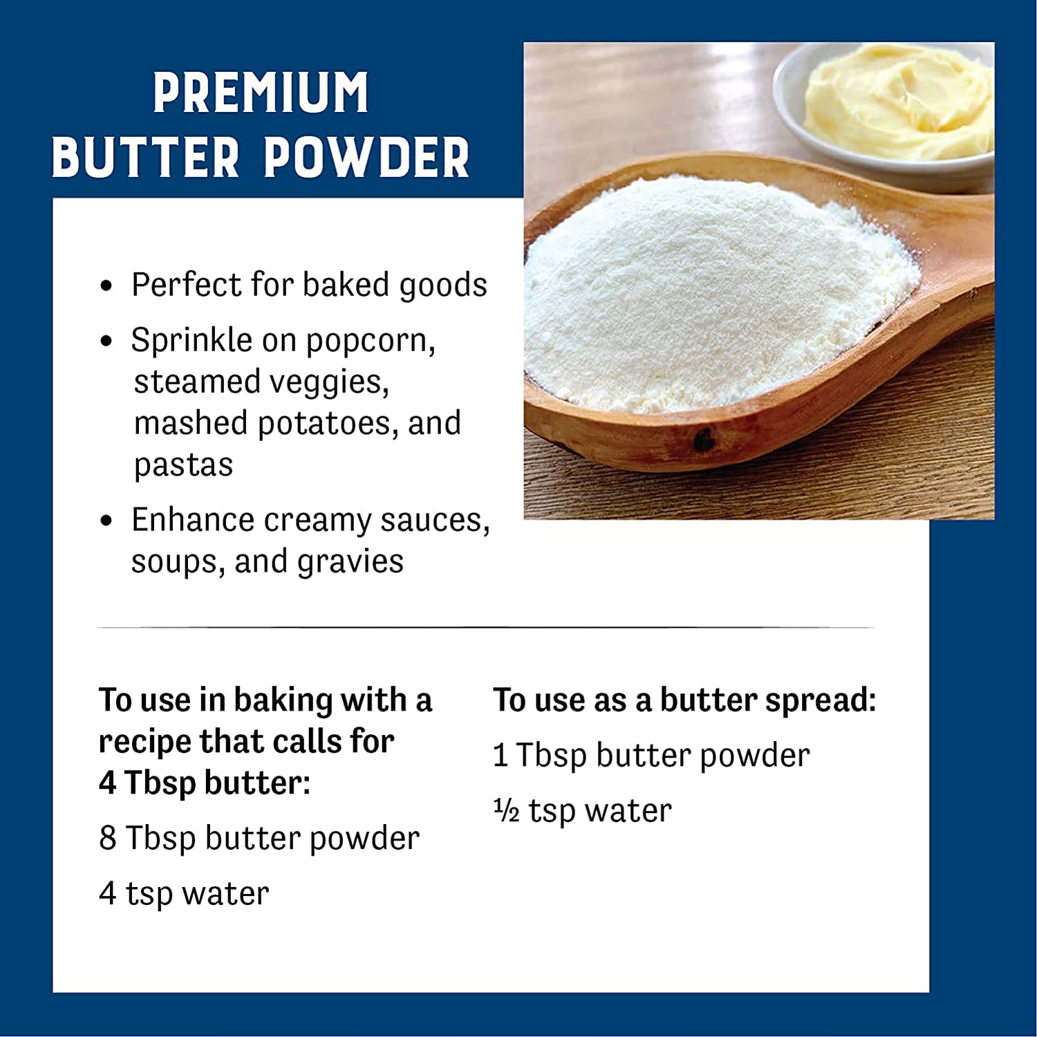 Judee's Gluten-Free Butter Powder 11.25oz - Non-GMO & Keto-Friendly - rBST Hormone-Free - Baking Ready - Made in USA - Espot.com.au