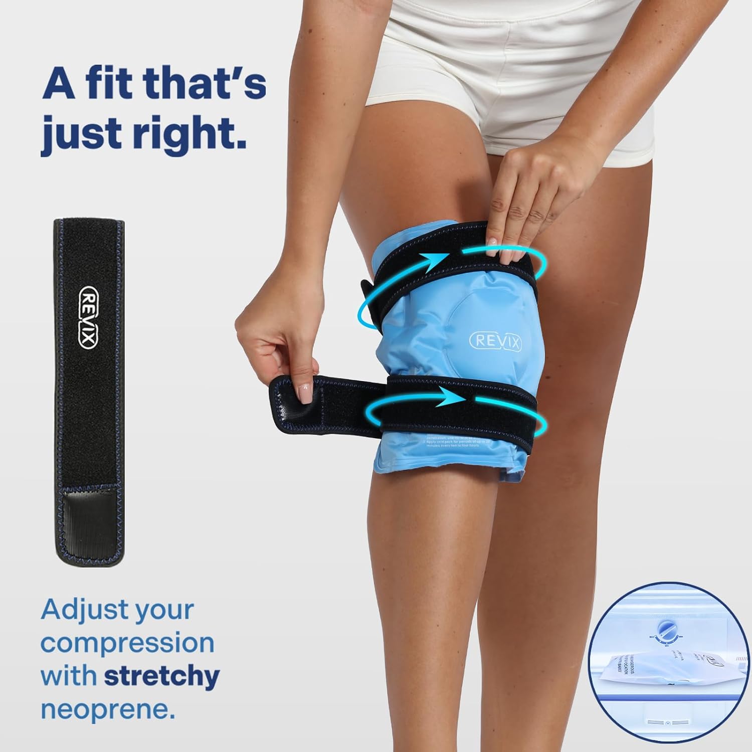 reusable-gel-ice-wrap-for-knee-pain-relief---cold-compress-therapy-for-leg-injuries-swelling-arthritis-meniscus-tear-acl---ideal-for-knee-replacement-surgery---revix-blue-6