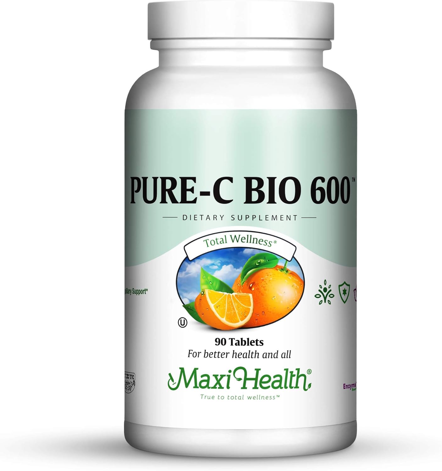 maxi-health-pure-c-bio-600-supplement-with-bioflavonoids-for-immune-capillary-support---90-tablets---kosher-certified-1