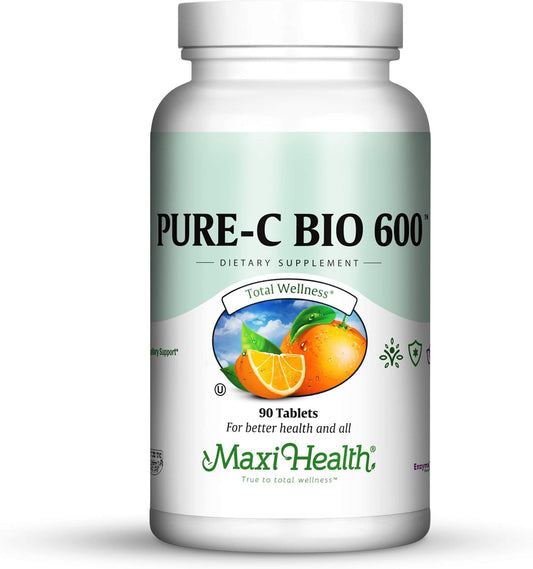 maxi-health-pure-c-bio-600-supplement-with-bioflavonoids-for-immune-capillary-support---90-tablets---kosher-certified-1