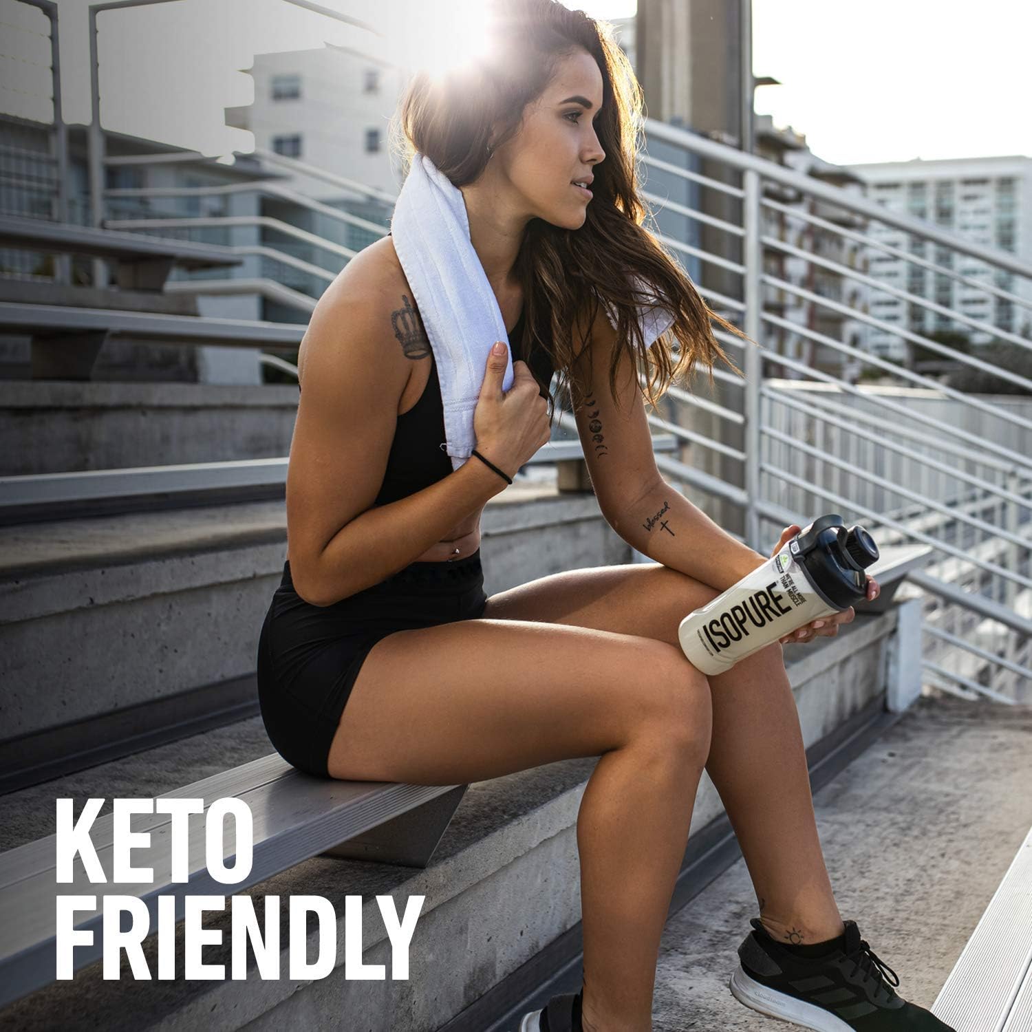 Vanilla Isopure Low Carb Whey Protein Powder - 100% Pure Isolate, Lactose & Gluten Free, 25g Protein, 3 Lbs, 40 Servings, Enriched with Vitamins - Espot.com.au