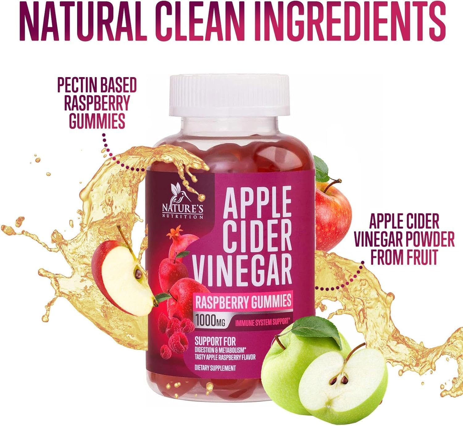 apple-cider-vinegar-gummies-1000mg-with-b12-for-detox-immune-health---natural-apple-raspberry-flavor---gluten-free-vegan---120-gummies-7