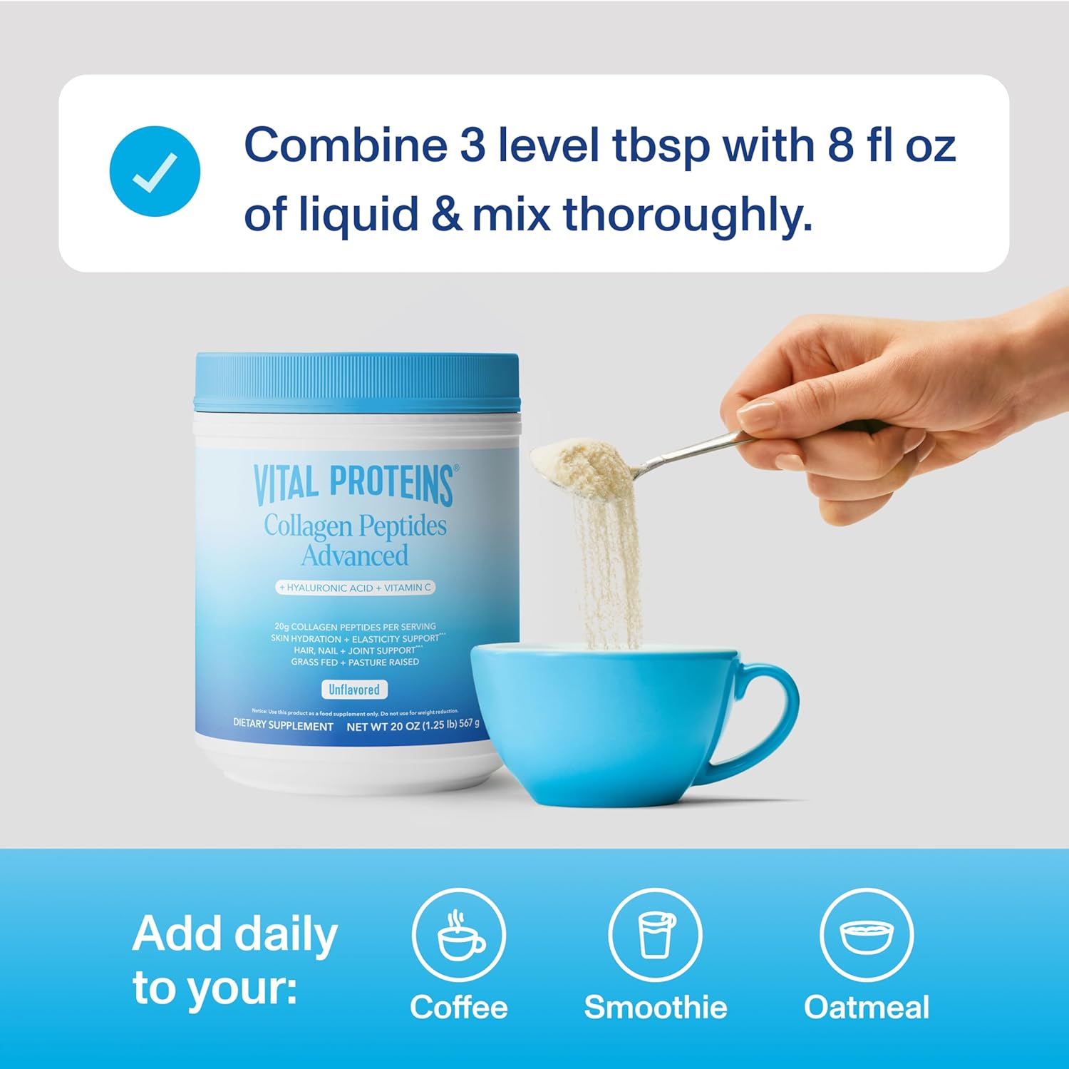 20-oz-unflavored-collagen-peptides-powder-with-hyaluronic-acid-and-vitamin-c-by-vital-proteins---boost-skin-health-and-joint-support-5