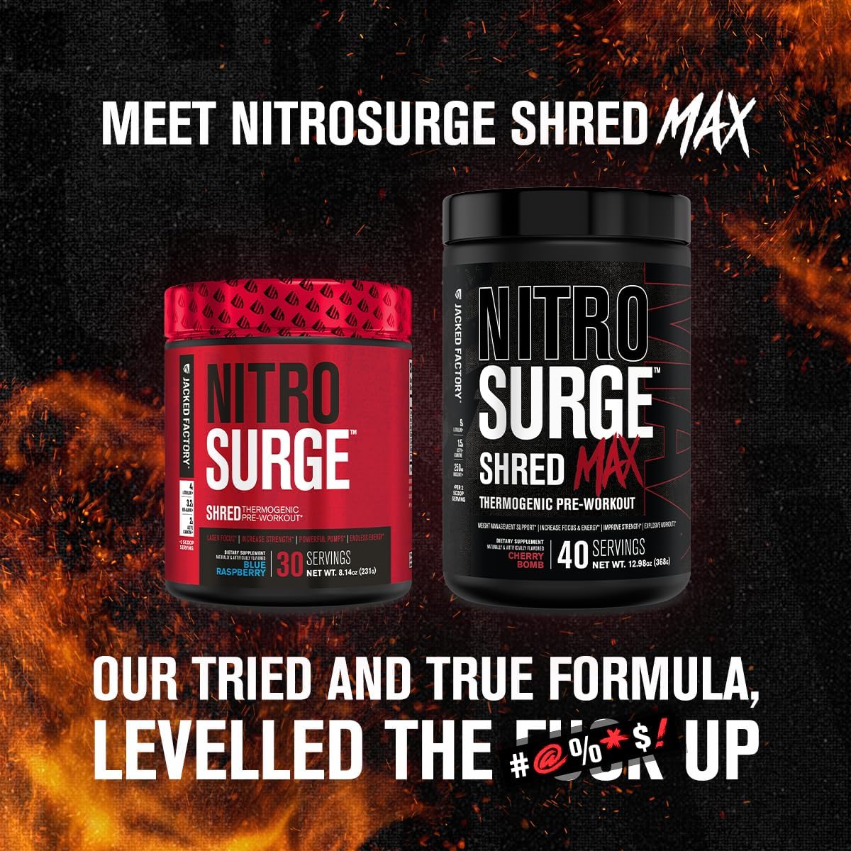 nitrosurge-shred-pre-workout-supplement---energy-booster-with-instant-strength-gains-sharp-focus-and-powerful-pumps---nitric-oxide-booster-preworkout-powder---watermelon-flavor-30-servings-7