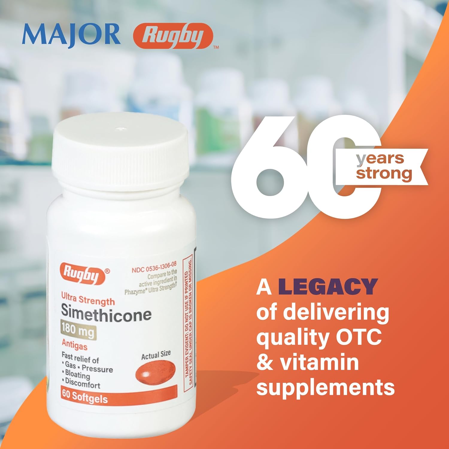 rugby-ultra-strength-simethicone-gas-relief-softgels---180mg-maximum-gas-relief-for-adults---anti-flatulence-bloating-aid---60-softgels-6-pack-2