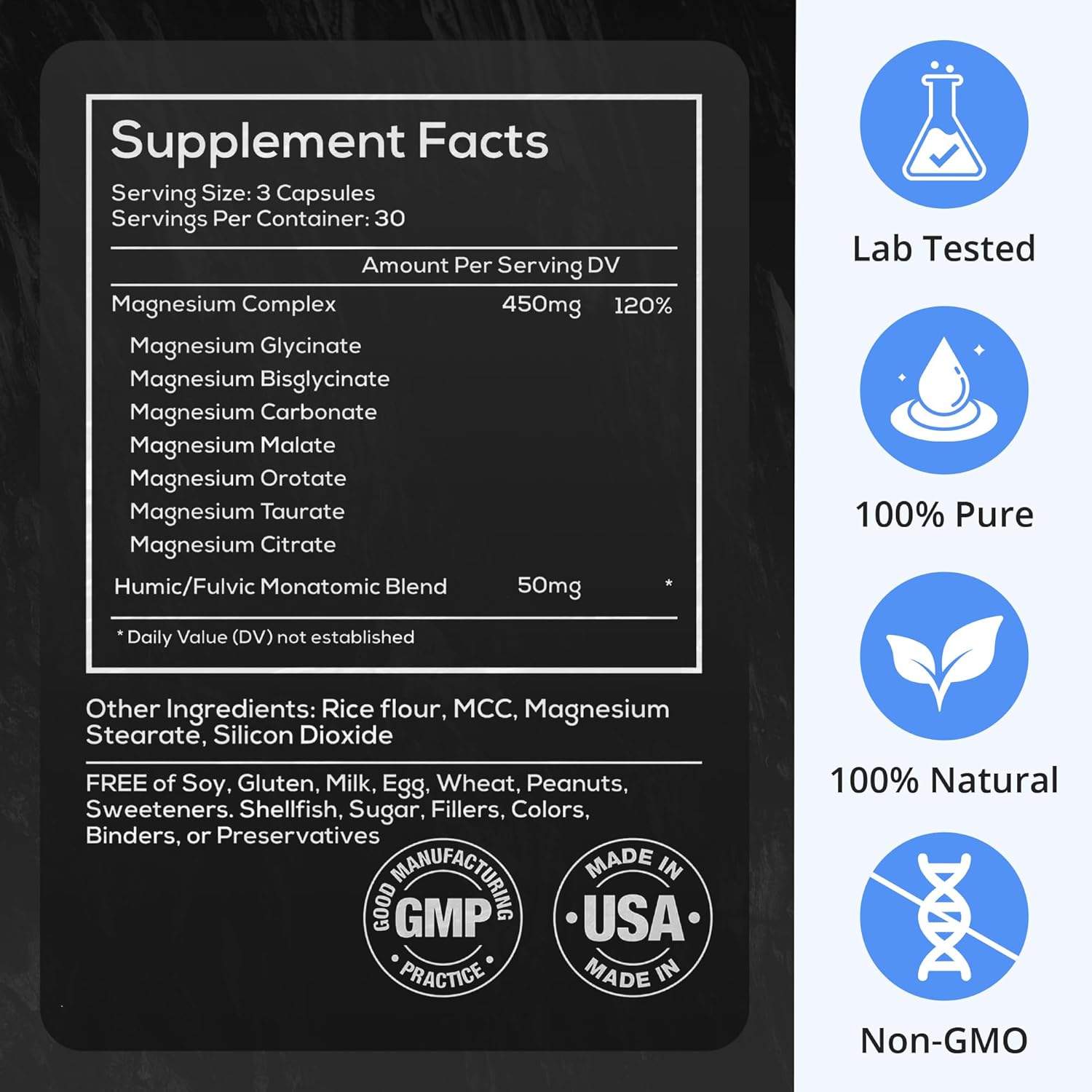full-spectrum-magnesium-complex-supplement---7x-forms-90-capsules---high-absorption-500mg-mg-glycinate-bisglycinate-malate-orotate-citrate---wild-foods-3