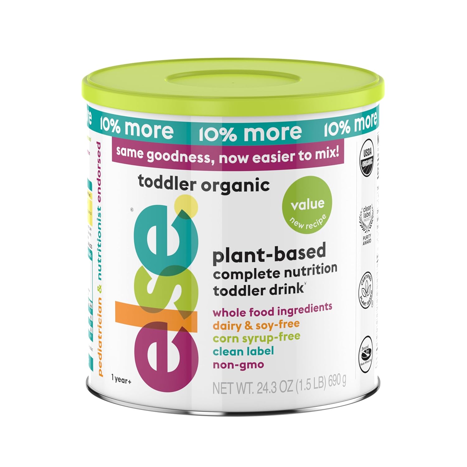 else-nutrition-organic-toddler-formula-12-36m-plant-based-dairy-alternative-complete-nutrition-from-whole-foods-243oz---pack-of-1-2