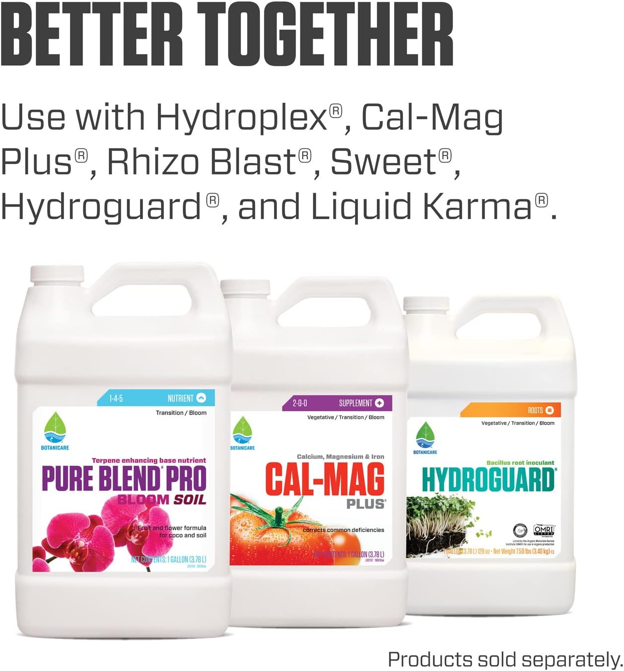 Botanicare Pure Blend Pro Bloom Soil Nutrient 1 qt - Ideal for Fruit & Flowers - 1-4-5 Formula - Espot.com.au