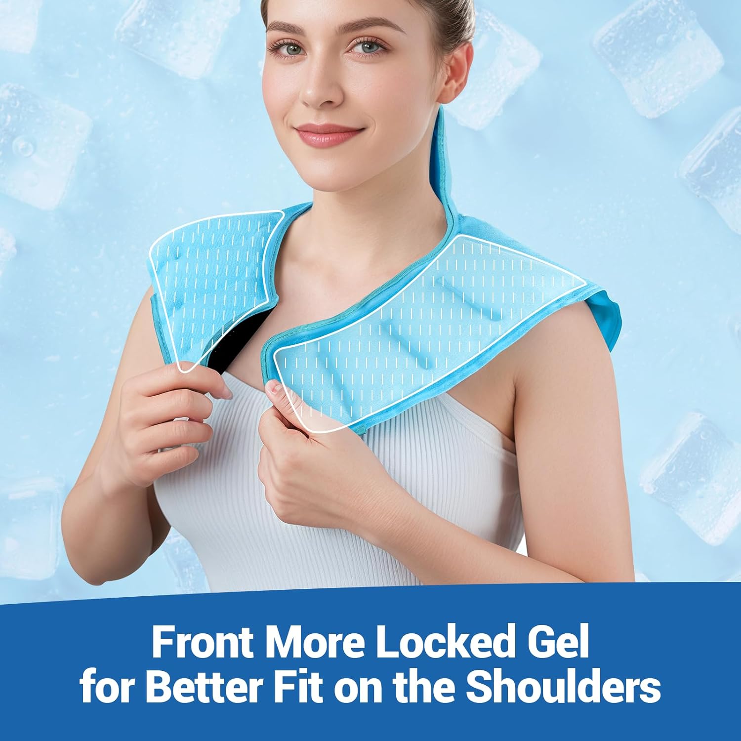 reusable-gel-ice-pack-wrap-for-neck-and-shoulders-pain-relief-with-straps---cold-compression-therapy-for-upper-back-and-cervical-injuries---fsa-hsa-eligible---smallmedium-size-3
