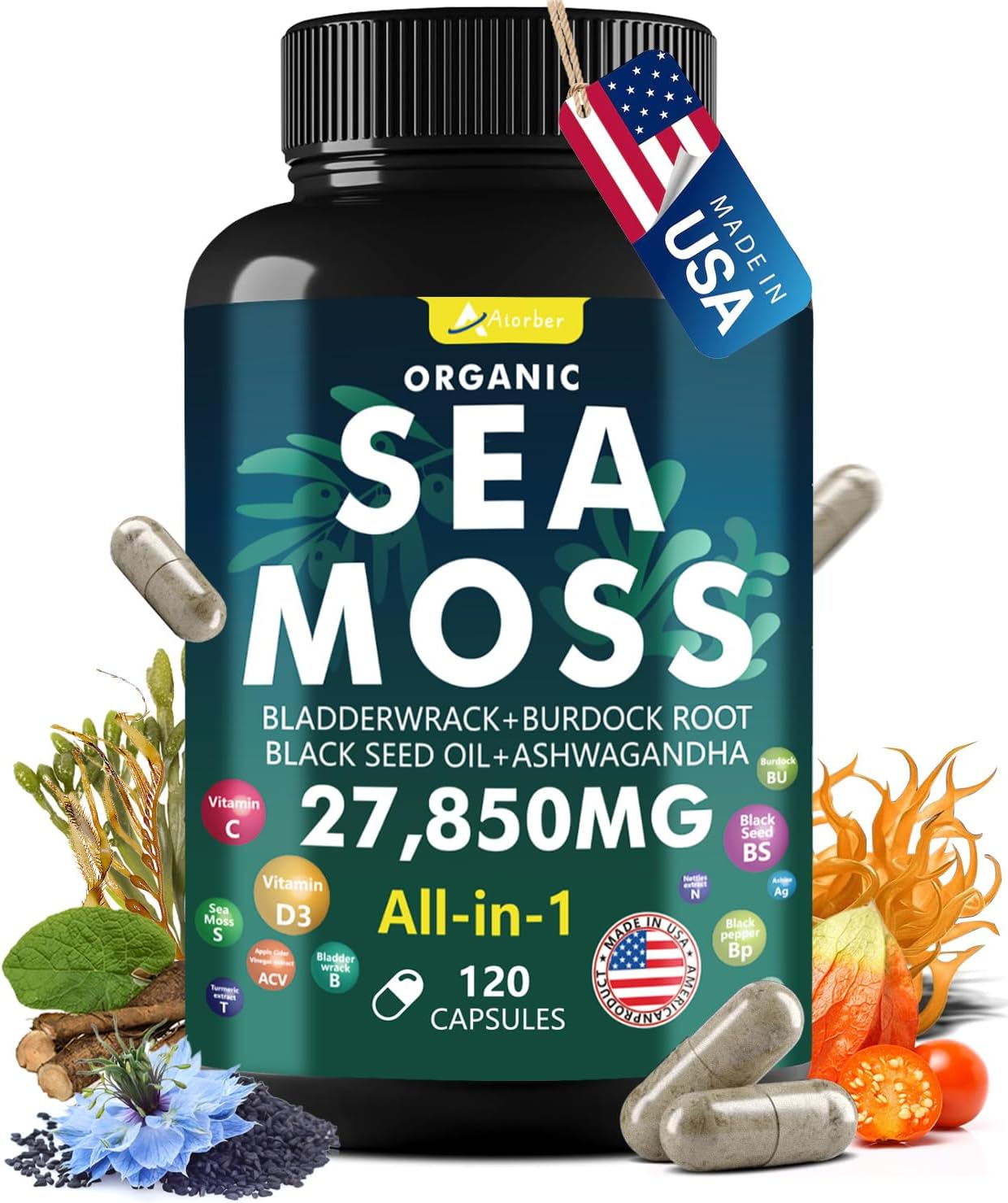 120-capsules-aiorber-sea-moss-complex-with-black-seed-oil-ashwagandha-ginger-vitamins-c-d3---advanced-seamoss-pills-for-immune-support---wild-sea-moss-capsules-made-in-usa-1