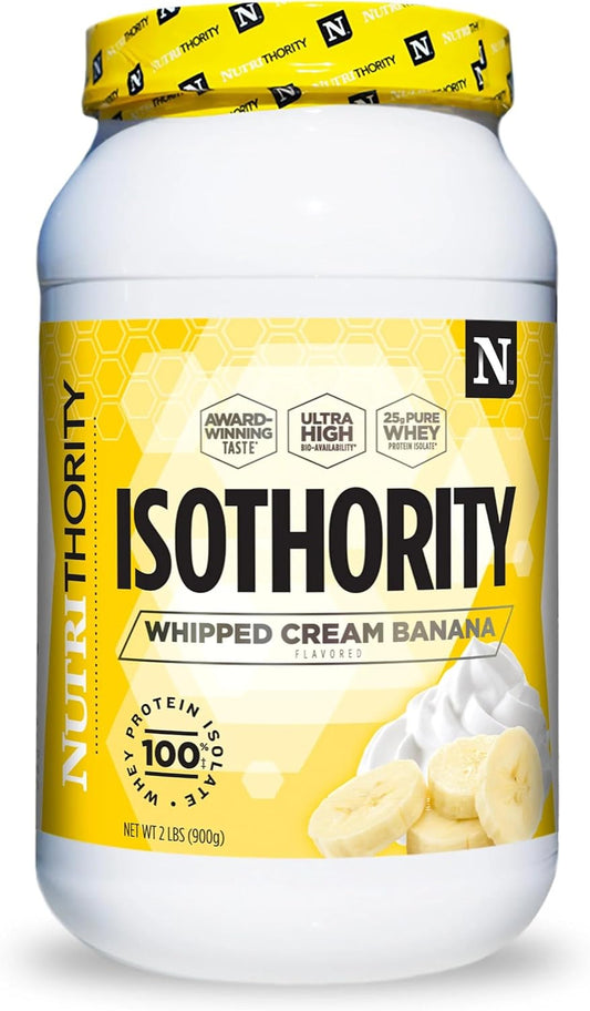 nutrithority-isothority-whey-protein-isolate-whipped-cream-banana-flavor-2-lb---high-protein-bcaa-powder-for-muscle-building-recovery---low-carb-formula-with-25g-protein-per-serving-1