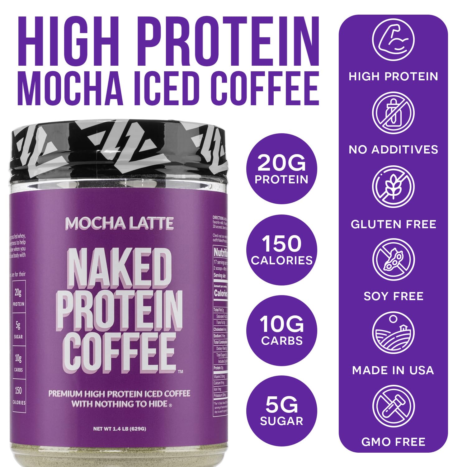 premium-naked-nutrition-mocha-latte-protein-coffee---instant-protein-drink-keto-friendly-gluten-free---17-servings---iced-coffee-protein-shake-2