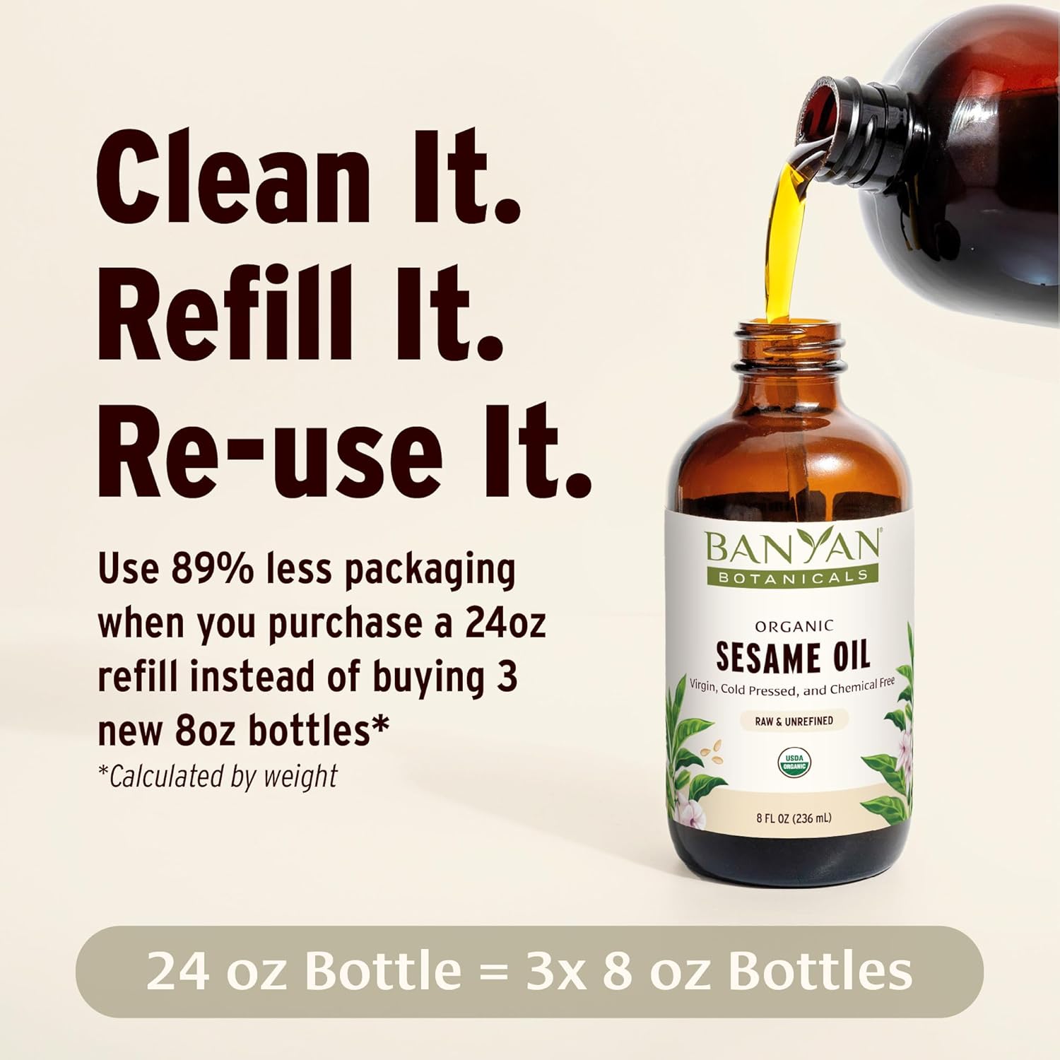 organic-unrefined-sesame-oil-for-skin-body-hair-more---8-oz---non-gmo---vegan---sustainably-sourced---multiple-sizes-available-4