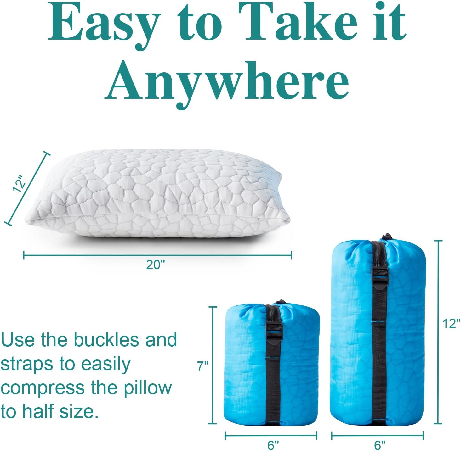 adjustable-shredded-gel-memory-foam-pillow-for-travel-camping---portable-small-pillow-for-office-nap-car-airplane---contoured-support-for-backpacking-adventures-3