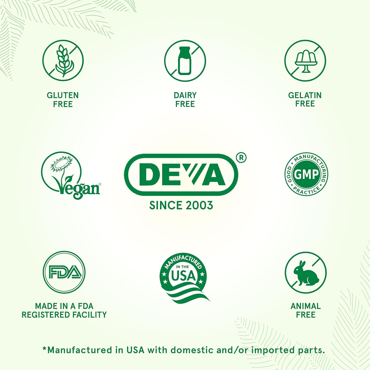 High Absorption DEVA Vegan Magnesium Glycinate Tablets - 300mg per Serving with Trace Minerals - Chelated Magnesium for Better Bioavailability - 90 Tablets - Espot.com.au