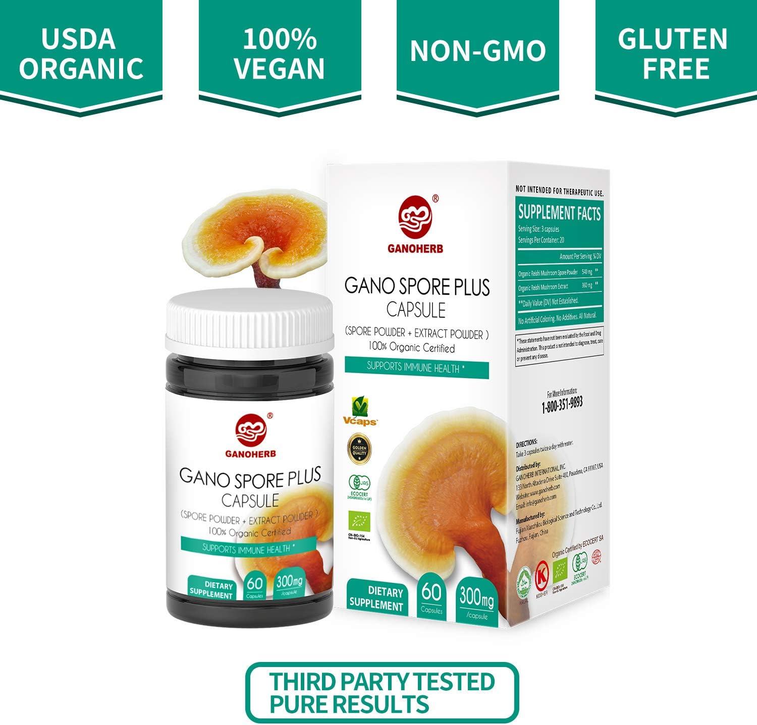 organic-reishi-mushroom-spore-plus-capsules---100-ganoderma-lucidum-spore-powder-extract---vegan-gluten-free---60-veggie-capsules-2