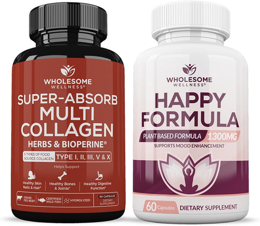 organic-multi-collagen-pills-with-bioperine-herbs-for-wellness---type-i-ii-iii-v-x---natural-relief-supplement-bundle-1