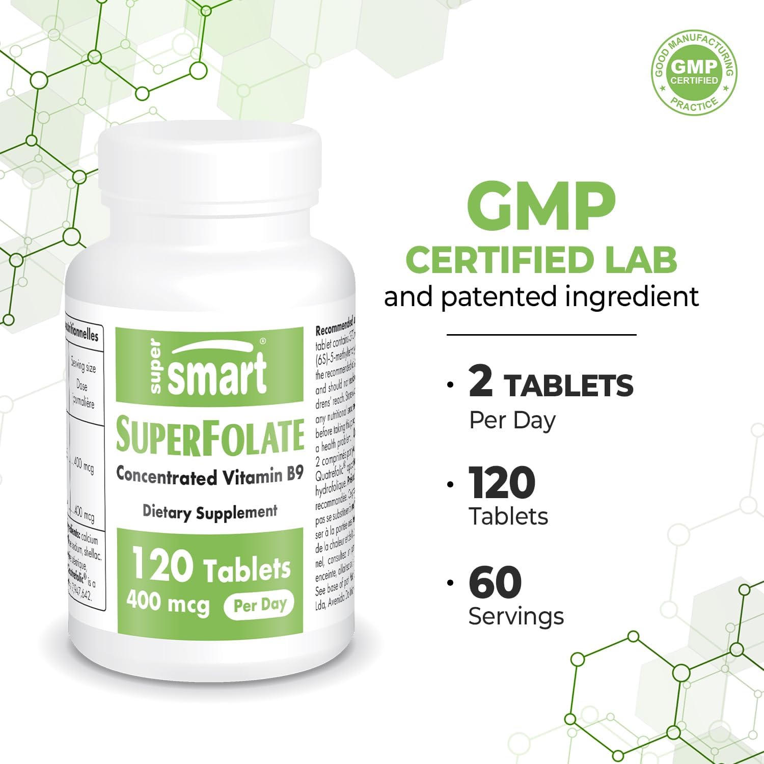 superfolate-400mcg---quatrefolic-5-mthf-supplement---active-folate-vitamin-b9---120-tablets---patented-bioavailable---non-gmo-gluten-free-4