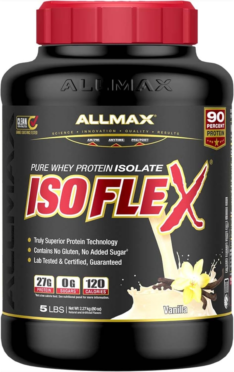 allmax-nutrition---isoflex-whey-protein-powder-vanilla-5lb---high-quality-whey-protein-isolate-with-27g-protein-per-serving-1