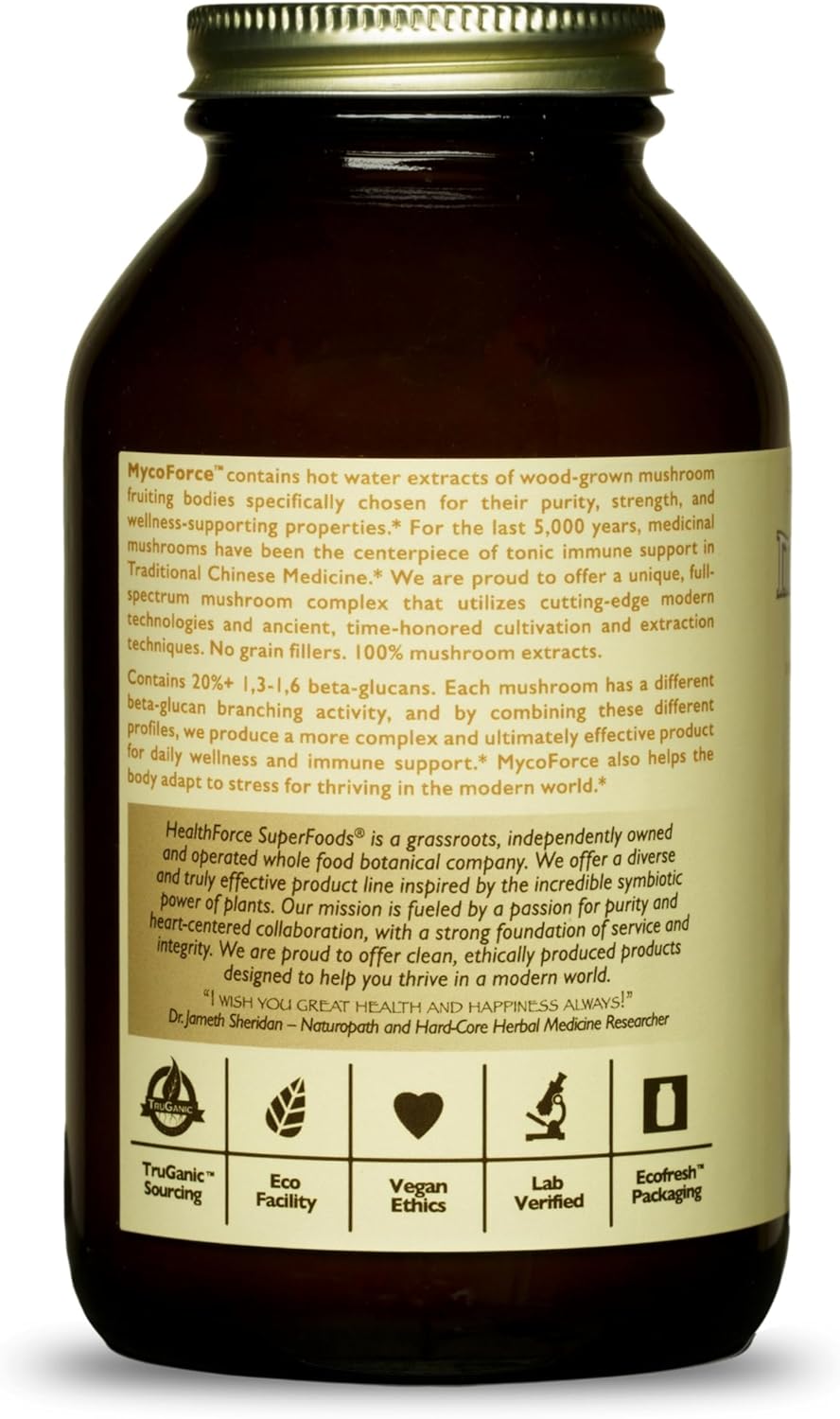 HealthForce SuperFoods MycoForce Powder - 150g - Organic Mushroom Supplement - Espot.com.au