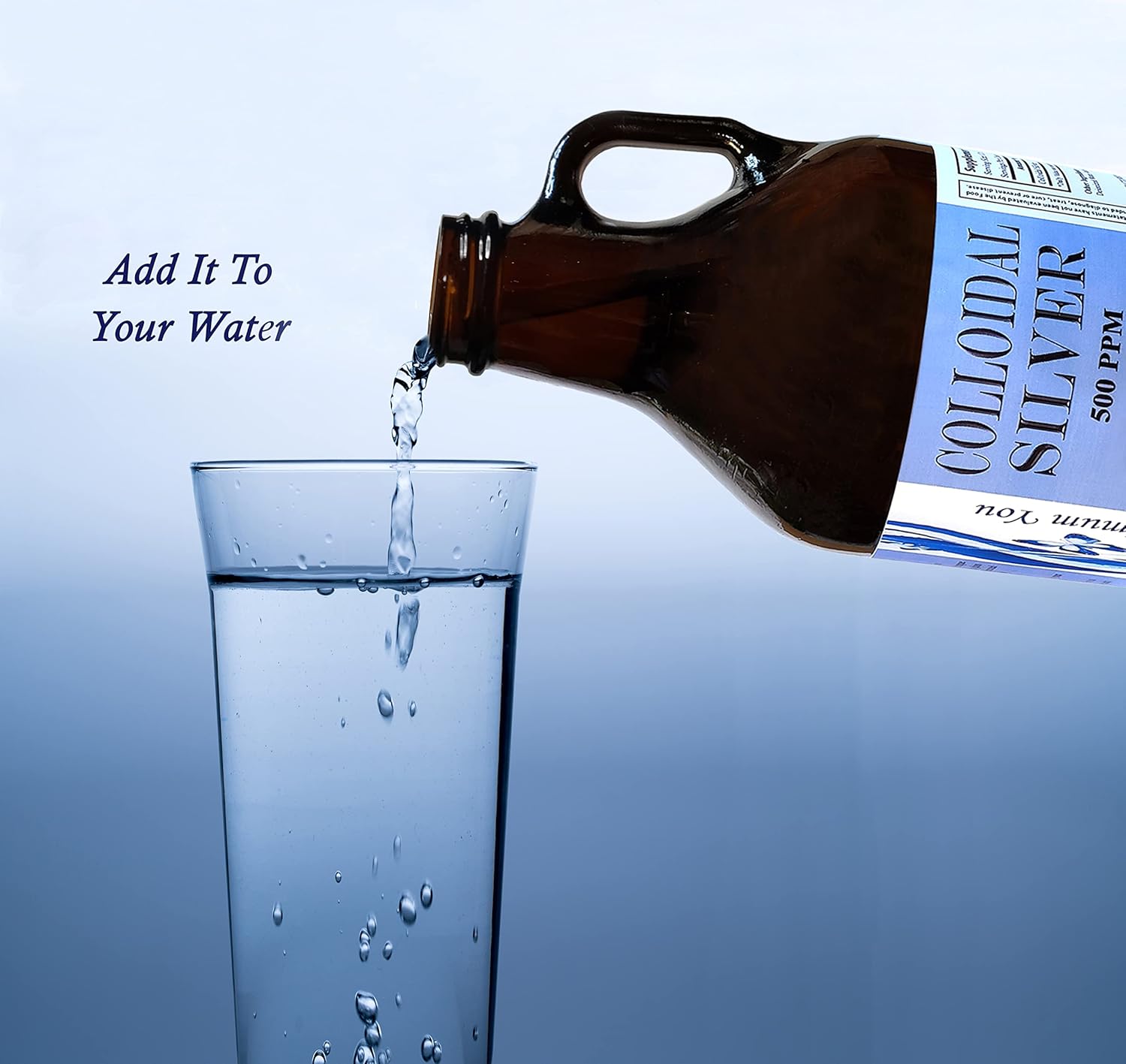 32 oz Optimum You Colloidal Silver 500 PPM for Immune & Stem Cell Support - Superior Healing, No Bad Taste - Silver Supplements for Wellness - Espot.com.au