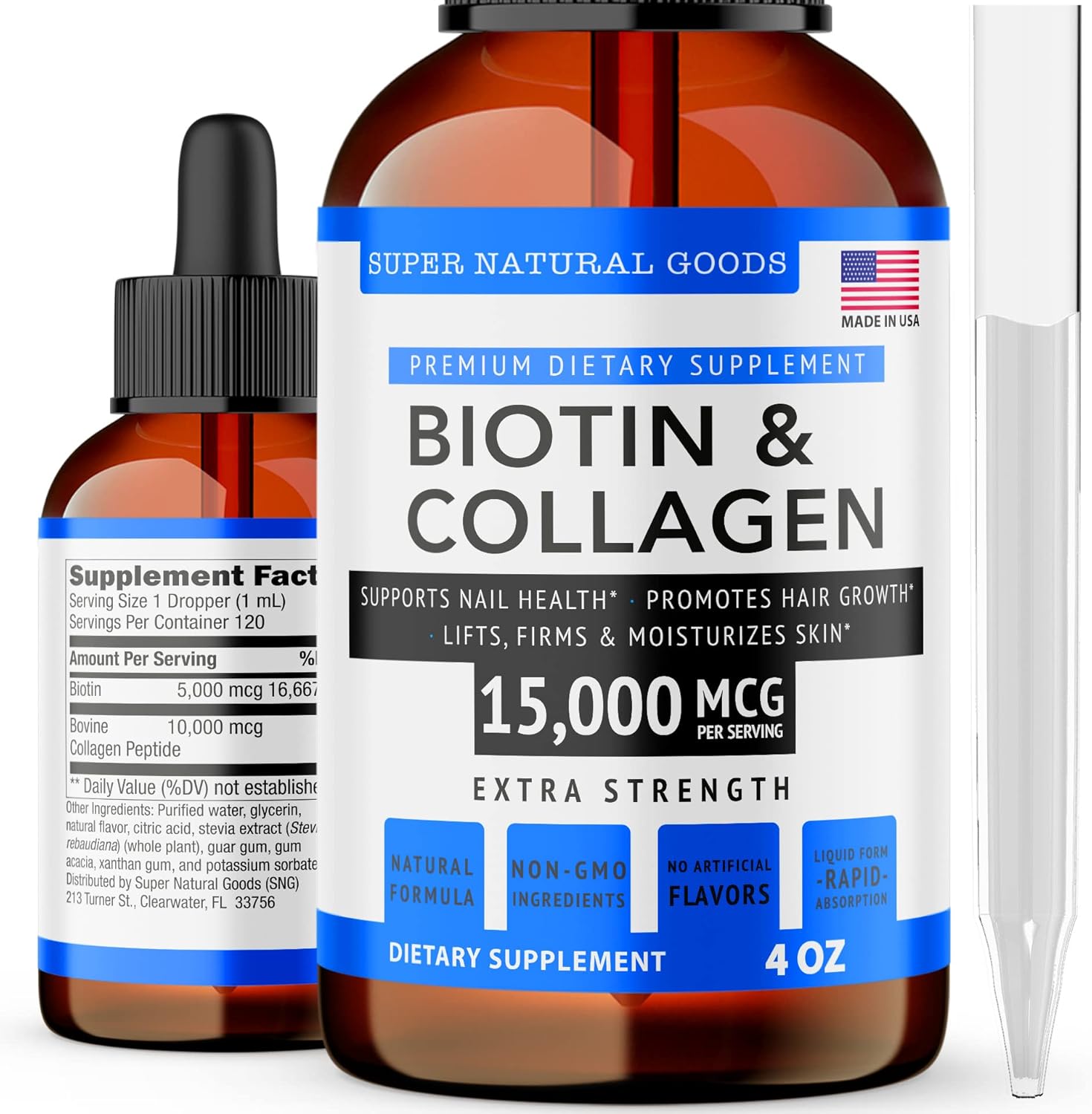 biotin-collagen-vitamins-for-hair-skin-nails-gut-health---anti-aging-supplement---made-in-usa---non-gmo-cruelty-free---4-oz-15000mcg-1