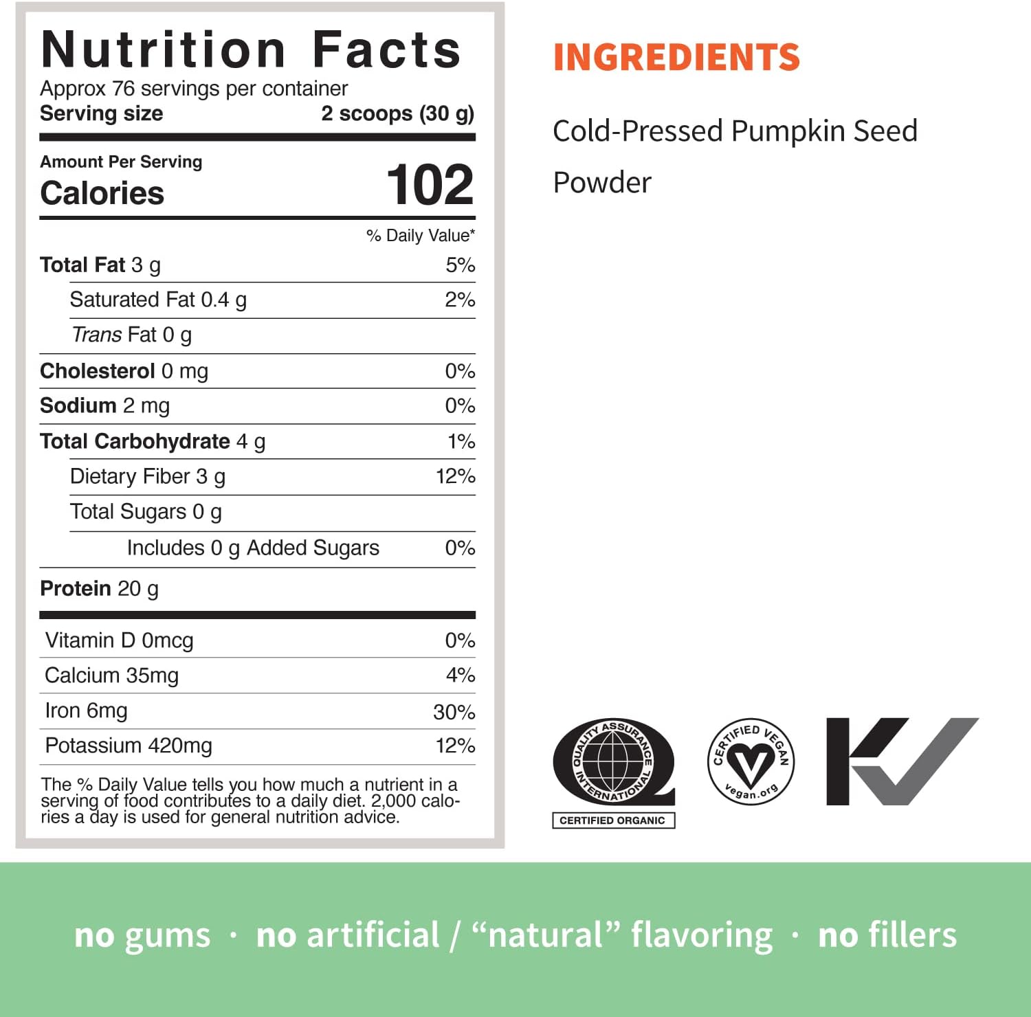 organic-pumpkin-seed-protein-powder---20g-plant-based-protein-no-artificial-sweeteners-non-dairy-non-gmo-vegan-gluten-free-keto---5lb-3