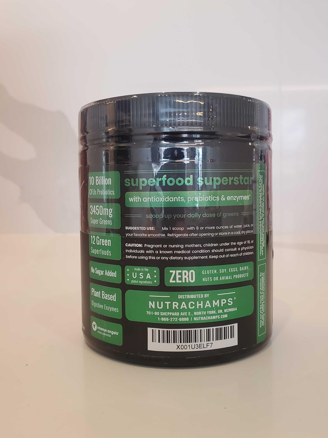 organic-super-greens-powder-with-20-green-veggie-foods---wheat-grass-spirulina-chlorella---antioxidant-digestive-enzyme-probiotic-blends---90-oz-berry-flavor-6