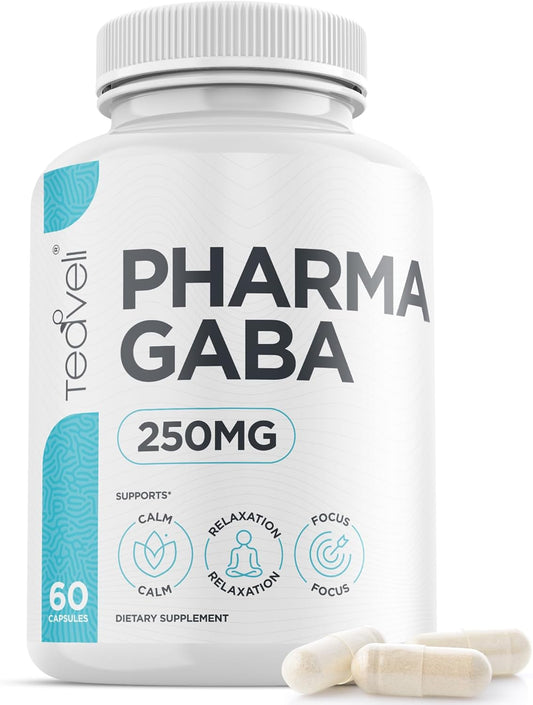 pharmagaba-250mg-supplement-for-relaxation-cognitive-health-sleep-focus---naturally-fermented-gaba-with-l-theanine-support---non-gmo-formula-capsules-for-adults---travel-friendly-pharma-gaba-1